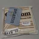 Decorative Boho Throw Pillow Covers, Farmhouse Textured Pillow Case, 18 x 18 Inch Set of 2, Chair Sofa Bedroom Living Room Home Decor Couch Cushion Case, Brown and Beige Striped