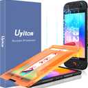 Uyiton for Switch 2 Screen Protector, [Easy Fit] Shatterproof Full Coverage [Case Friendly] Auto-Alignment Frame 9H Tempered Glass Screen Cover, 2 Pack