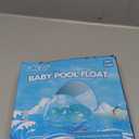 LAYCOL Baby Swimming Float Inflatable Baby Pool Float Ring with Sun Protection Canopy,add Tail no flip Over for Age of 3-36 Months (Large, Blue)