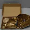 Seematn 11 Pcs 11.8 Inch Large Inflatable Christmas Bell Ornaments Outdoor Decorations Fun Bell Balls Inflatable Christmas Ornaments with Bows for Holiday Porch Lawn Yard Tree Hanging Decoration