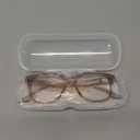 Oversized Reading Glasses for Women Men Large Square Frame Readers Trendy Eyeglasses with Spring Hinges (Skin Pink)