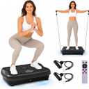 Vibration Plate Exercise Machine, Full Body Workout Vibrating Plate for Lymphatic Drainage Weight Loss, 460 Lbs Capacity Shake Platform with 300 speeds for Women Men
