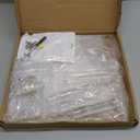 YestBuy Cupcake Stand - Premium Cupcake Holder - Acrylic Cupcake Tower Display - Cady Bar Party Dcor - 5 Tier Acrylic Display for Pastry + LED Light String - Ideal for Weddings, Birthday Parties (Yellow)