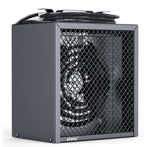 Shinic 240V Electric Garage Heater, 4,800W Fan-Forced Portable Heater with Thermostat, Covers 500 Sq. Ft.