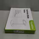 Bamboo Bathtub Tray Table with Adjustable Height, Freestanding Bathtub Caddy for Tub Against Wall, Tub Organizer Suitable for Luxury Spa and House Warming - Patent Protected (Black)