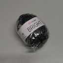 YarnArt Bright Metallic Glitter Yarn  80% Polyamide 20% Metallic Polyester, 90g 340m, Soft Sparkle Fiber for Crochet, Lace, Summer Tops & Accessories  4 mm Needle & Hook (107, Black Silver)