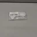 Compatible with Hyundai key fob cover with Keychain, Car Accessories Key Shell for 2023 2022 2021 2020 Hyundai Sonata Santa fe Tucson, 5 Buttons,Silver Clear