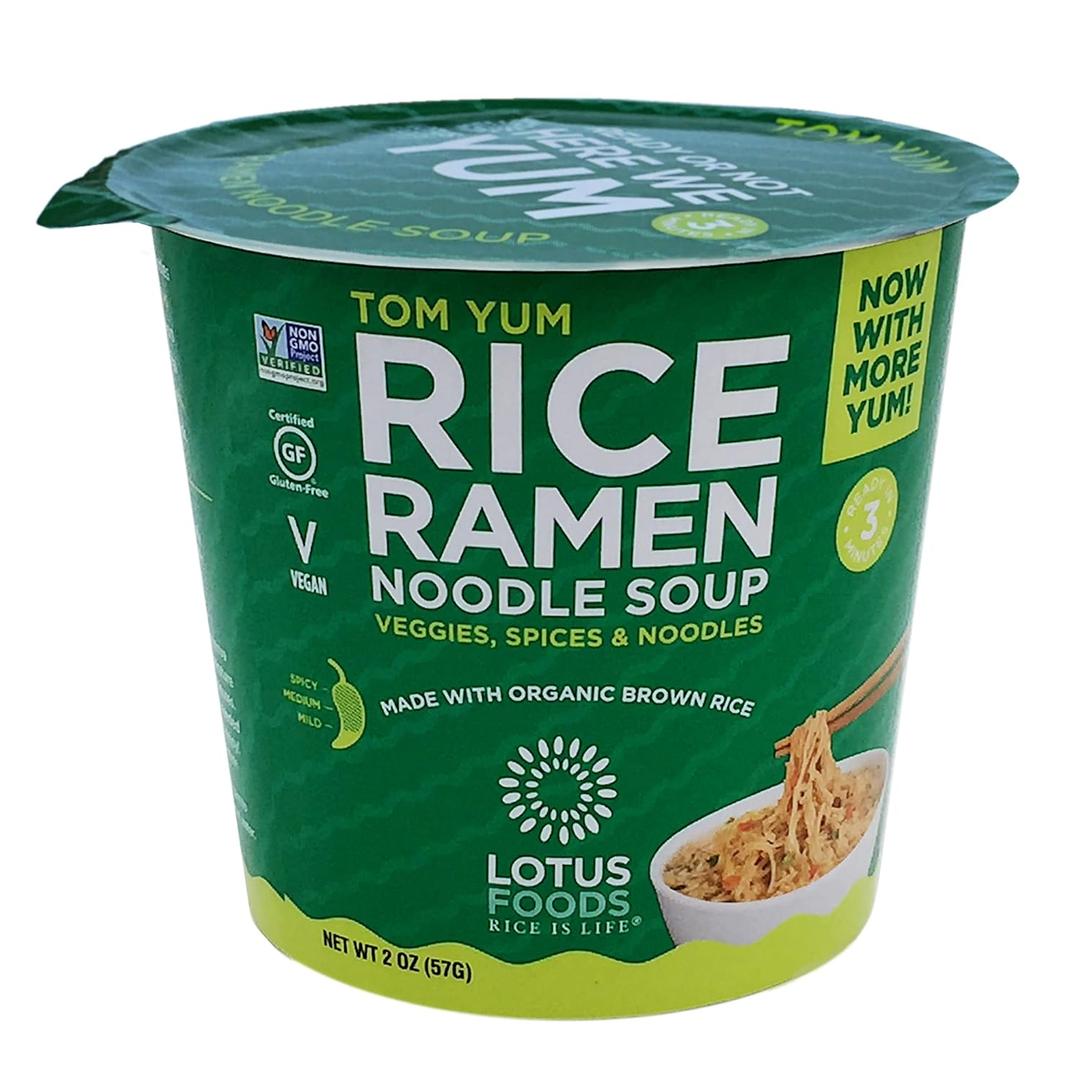 Lotus Foods Tom Yum Rice Ramen Noodle Soup Org 2 OZ (2 Ounce (Pack of 1)) BB 1/15/27
