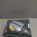 RYB HOME Velvet Curtains 102 inches for Bedroom, Rod Pocket Soft Fabric Curtains & Drapes for Living Room, Sliding Glass Door, Hunter Green, W 52 x L 102, 2 Panels Set