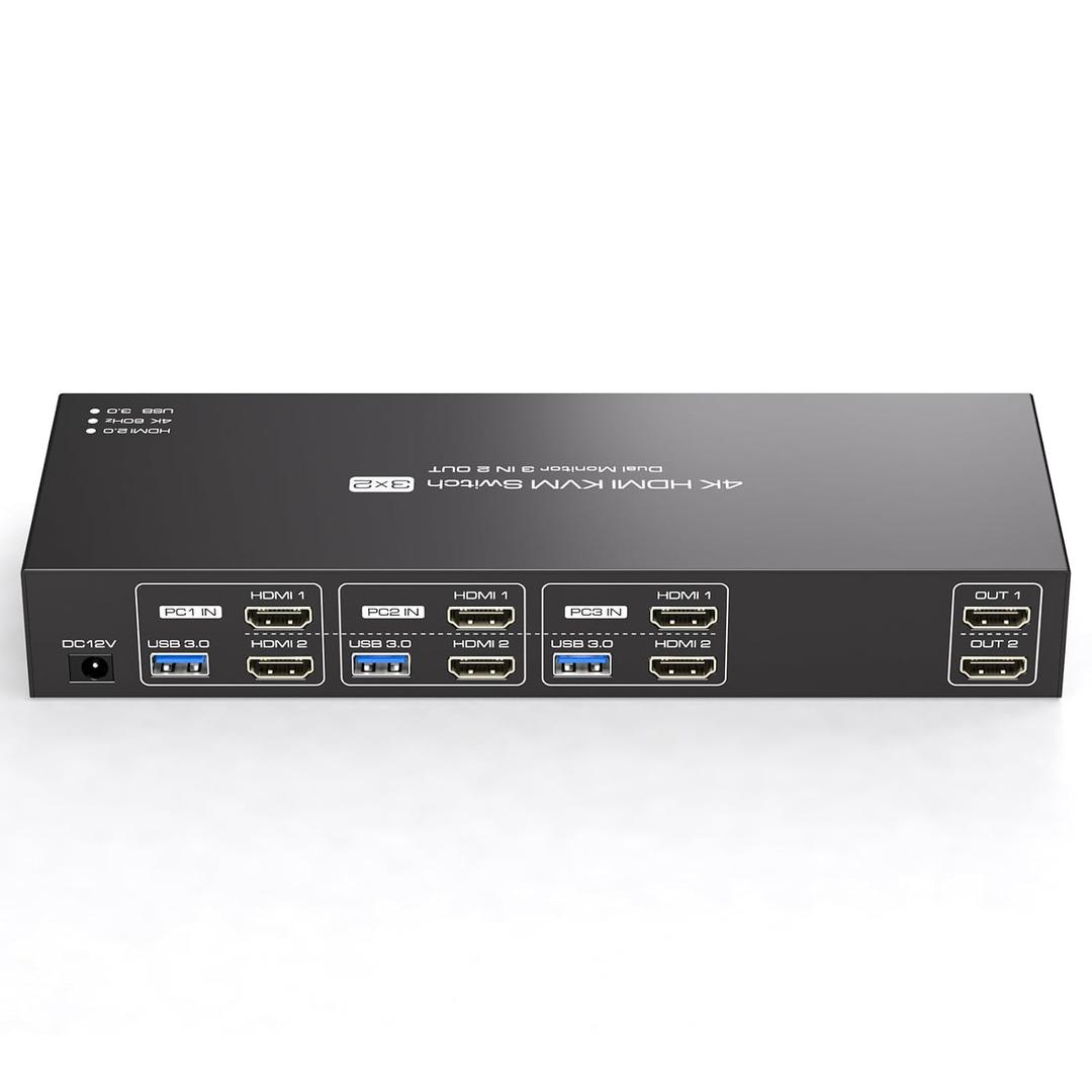 HDMI KVM Switch 2 Monitors