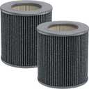 Pack of 2 Air Mini PECO-HEPA Replacement Filters Compatible with Moleku-le Tri-Power Air Mini and Air Mini + Air Purifiers, 3-in-1 High-Efficiency Replacement Filter