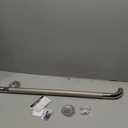 Polished Chrome Grab Bar 32 Inch, iHansee Anti-Slip Bathroom Grab Bar w/Knurled Grip, Stainless Steel Safety Handrail for Toilet Bathtub, Wall Mounted Shower Handle Handicap Bars for Senior Elderly