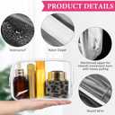 Weewooday 12 Pieces Clear Makeup Bags Cosmetic Storage Bags PVC Zipper Pouches Travel Waterproof Makeup Plastic Case for Women Organizing Toiletries Traveling (Small,Small,White Side Frosting)