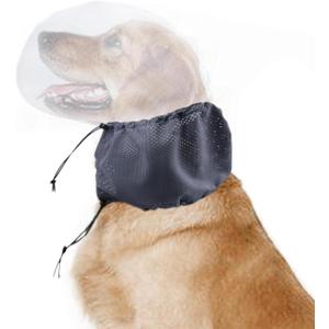 Dog Foxtail Mask Dogs Head Protector Dog Face Guard Head Net Mesh Snood Prevent Foxtails Thorns Sticks Rocks