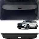 AUXKO Retractable Cargo Cover for Lincoln Nautilus 2026 2025, Trunk Cargo Cover Luggage Security Shade Cover for 2026-2024 Lincoln Nautilus Shielding Anti-Peeping Luggage Privacy Screen, Carbon Fiber