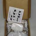 25ft Power Cable with Adapter for eufy SoloCam S340/S220, C210, One-Piece Molding Power Cord for eufyCam 3/S330, 3C/S300, Flat Cable for eufy Indoor Cam S350/C220, Indoor Outdoor Use, IP67 Waterproof