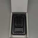 Cell Phone Stand with Wireless Bluetooth Speaker and Anti-Slip Base HD Surround Sound Perfect for Home and Outdoors with Bluetooth Speaker for Desk Compatible with iPhone/ipad/Samsung Galaxy (Black)