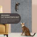 78.7"X15.8" Cat Scratching Mat, Self-Adhesive Cats Carpet, DIY Scratch Furniture Protector for Couch, Sofa, Wall & Doors, Durable Cat Scratch Guards Couch Cats Scratcher from Claw (Brown)