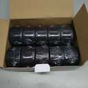 XFasten Wire Harness Tape 2 Inch x 50 ft (10-Pack 500ft Total) Residue-Free Cloth Electrical Felt Tape for Automotive Wiring Loom Wrap, High Temp and Abrasion Resistant, Noise Dampening Insulation (Black)