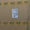 A1HC Natural Coir and Rubber Door Mat, 24" x 36", Thick Durable, Heavy Duty, Thin Profile Door Mat, Easy to Clean, Long Lasting, Front Door Entry Doormat (Artistic Border Black)