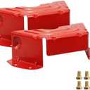 2 Pack Deck Spindle Pulley Belt Guard Cover Compatible with MTD Craftsman Troy Bilt Lawn Mowers, Fits 42 and 46 Inch Cut Decks, Replaces 783-06424A-0637 0638 OEM 783-06424A (Red)