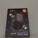 Transformers Vertical Ergonomic Mouse with LED Screen & Knob Control, Rechargeable Vertical Mouse Wireless, 3-Device Connectivity (2.4G + Dual Bluetooth), Quiet Clicks, Computer Mice for PC/Mac/Laptop (Black)