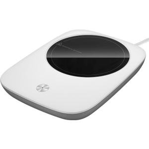 Misby Coffee Mug Warmer, Mug Warmer for Desk Use with Auto Shut Off, Gravity-Induction Coffee Warmer for Coffee Lovers Christmas/Birthday Gift Keep Beverages Coffee Cup Warmer (White)