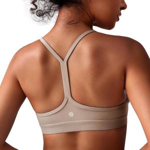BAYDI Clouduxi Y Back Sports Bras for Women - Light Support Racerback Yoga Bra, A-C Cups (Medium)