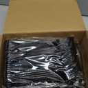 150PCS Black Plastic Silverware - Heavy Duty Disposable Cutlery Sets - Fancy Plastic Utensils Flatware Include 50 Forks, 50 Spoons, 50 Knives for Catering Dinners Wedding Party Graduation