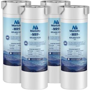 MARRIOTTO XWF Water Filter Replacement for GE XWF Refrigerator Water Filter, 4 Pack