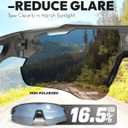 VICTGOAL Cycling Glasses for Men Women with Polarized Lenses UV Protection Cycling Sunglasses TR90 Frame for MTB Bike Glasses