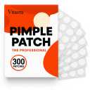 Pimple Patches for Acne (300 Count, 4 Sizes)  Hydrocolloid Zit Stickers with Salicylic Acid, Tea Tree & Calendula  Invisible Overnight Acne Patches for Fast Healing & Clear Skin