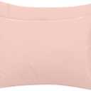 Royale Linens Standard Pillowcase Set of 2 - Bed Pillow Cover - 20"x26" - Pink Pillowcases - 1800 Brushed Microfiber, Wrinkle & Fade Resistant - Soft & Cozy- Standard Size Pillow Case (STD, Pink)