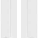 1 Pair 12 Inch L x 4-9/16 Inch W x 1-1/4 T Exterior Door Frame Rot Repair Kit, Solid Wood Door Jamb Repair Kit,The Ultimate Fix for Rotted Door Frames
