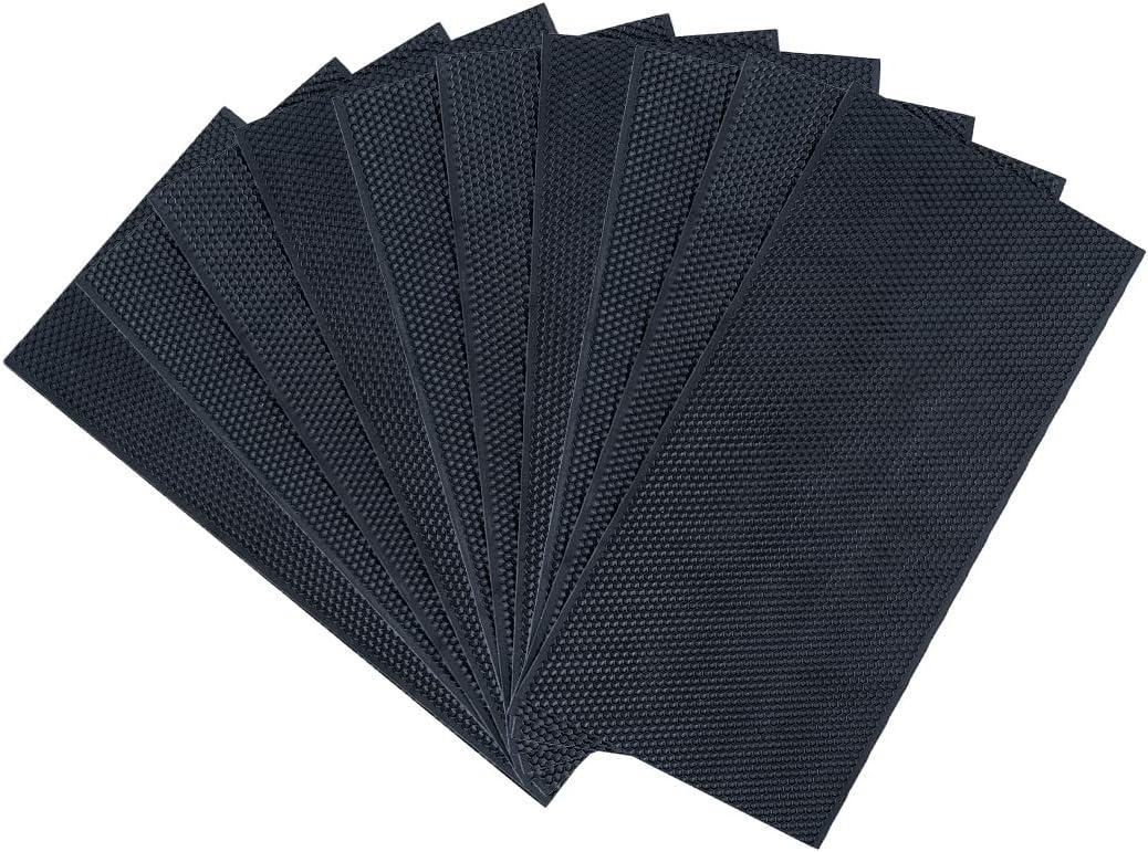 BeeCastle Black Beehive Beeswax Coated Foundation Sheet,Waxed Foundation Sheet, 8-1/2-Inch Deep Foundation for Beehive Deep Frames BeeCastle Black Beehive Beeswax Coated Foundation Sheet,Waxed Foundation Sheet, 8-1/2-Inch Deep Foundation for Beehive Deep Frames
