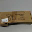 2-Pack Rubber Strap Wrench,Oil Filter Wrench Diameter 4" and 6" Heavy Duty Adjustable Blet Wrench for Jar Opener,Water Filter,Plumbing,Sink,Faucet(Orange)