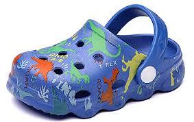 INMINPIN Kids Cute Clogs Cartoon Garden Shoes Boys Girls Slides Slippers Indoor Outdoor Children Water Shower Beach Pool Sandals 160