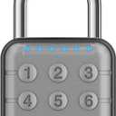 Combination Lock, Combination Lock for Locker, Locker Lock & Gym Locker Lock - High Security, Easy to Use for Gym, School, Travel, Outdoor (1 Pack, Gray)