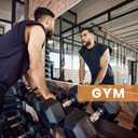pertetey Home Gym Mirror, 48X30 Inch(1Pack) Wall Mounted Large Frameless Tempered Glass Mirror, Idea for Gym, Yoga, Bedroom, Dance Studio, Living Room