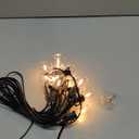 Outdoor String Lights 25 Feet G40 Globe LED Patio Lights with 13 Edison Plastic Bulbs(1 Spare), Waterproof Connectable Hanging Lights for Backyard Porch Balcony Party Decor, E12 Socket Base, Black
