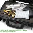 100Gram(10Packs) Food Grade Moisture Absorbers Silica Gel Packs Desiccant for Storage, Dessicant Silica Gel Packets for Moisture Storage Control