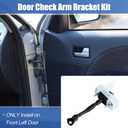 X AUTOHAUX Front Left Door Check Stop Strap Door Check Assembly 68620-48031 for Toyota Highlander 2008-2013 Car Door Check Arm Assembly LH Driver Side Door Check Strap Stopper Door Limiter