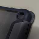 New Amazon Fire HD 10 Tablet Case(Only Fit 13th Gen, 2023 Release), Sanyetral Premium PU Leather Trifold Stand PC Clear Back Cover Case with Auto Wake/Sleep, Not for Nokia iPad Samsung -Navy Blue