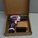 GardenJoy Cordless Power Drill Set: 12V Electric Drill with Battery and Charger, 65pcs Acessories, 3/8"Keyless Chuck, 2 Variable Speed, 24+1 Position, Compact Drill Driver Kit for Home & DIY Project