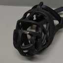 BARKLESS Dog Muzzle, Basket Muzzle for Biting, Chewing and Scavenging, Humane Cage Mouth Cover, Perfect for Grooming and Training Large Aggressive Reactive Dogs (L, Black)