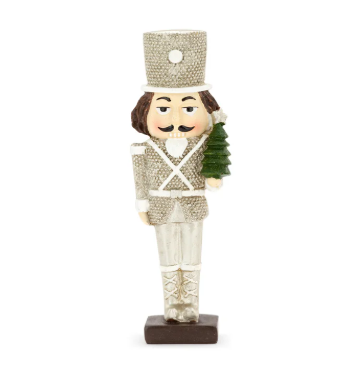 Napco Silver Nutcracker, 8 Pieces