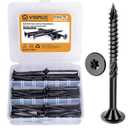VIGRUE Deck Screws, Wood Screws - Star Drive Decking Screws for Timber, Log, Landscaping Wood, Rust-Resistant, Easy to Install, DIY Projector & Wood Working (60PCS #14X2-7/8)