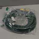 Garden Hose 25 ft NON-EXPANDABLE Water Hose, Flexible & Lightweight Kink Resistant Hybrid Hose, Leak-Proof Heavy Duty, Super Durable Fabric with 3/4" Solid Brass Connectors