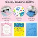 3 otters 235Sheets 8.27" x 11.7" Construction Paper Assorted Colors, 12 Colored Cardstock Printer Paper, for Printing, DIY Crafts, Party Decorations, Teacher Kids Classroom Must Have, 40 lb/150 GSM