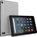 Case for Amazon Fire 7 2019 & 2017 Release (9th/7th/5th Generation, 2019/2017/2015 Release), Puxicu Slim Design Flexible Matte TPU Protective Cover for Kindle fire 7 Inch Tablet, Clear/Translucent